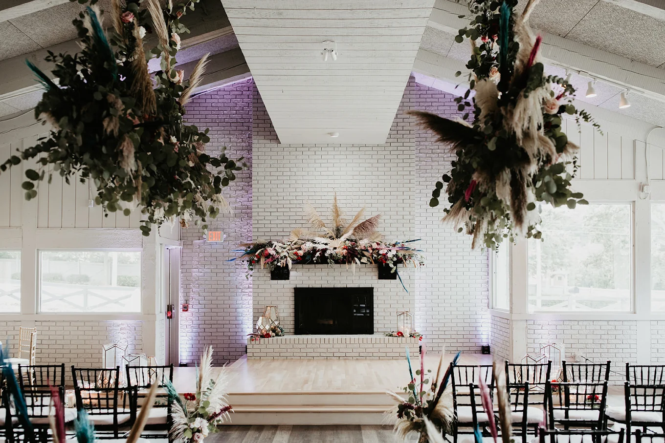 A wedding reception in full swing at The Little Cottage in Smyrna, GA