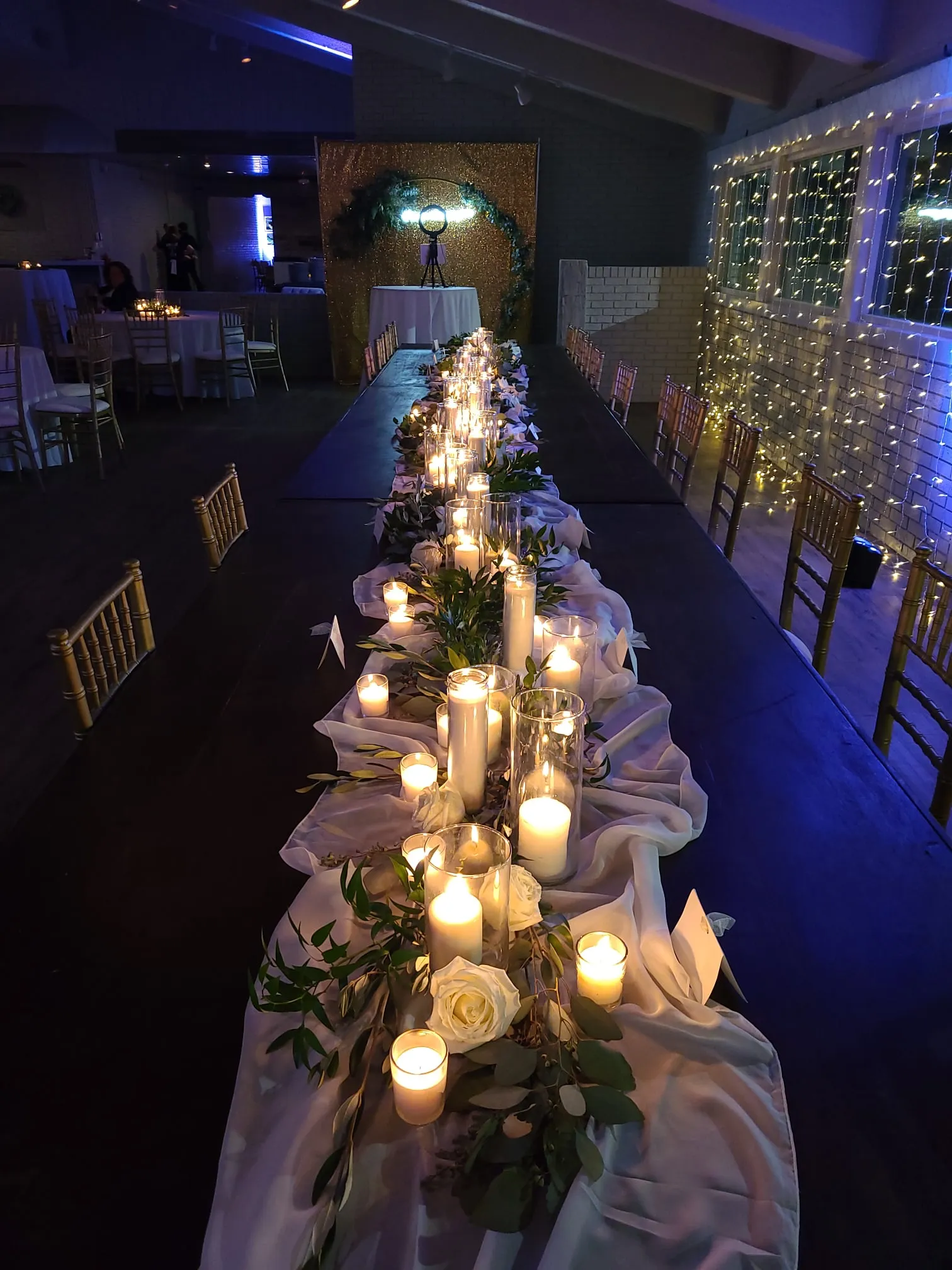 An intimate dinner celebration at The Little Cottage